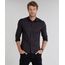 Camisa-Masculina-Slim-Estampada-Mini-Print-Manga-Longa-Preta-9213857-Preto_1