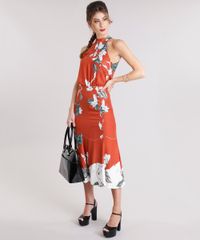 Vestido-Feminino-Midi-Halter-Neck-Estampado-Floral-com-Amarracao-Laranja-Escuro-8891642-Laranja_Escuro_3