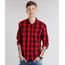Camisa-Masculina-Xadrez-com-Bolso-Manga-Longa-Vermelha-8448777-Vermelho_1