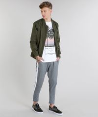 Calca-Masculina-em-Moletom-Slim-Cropped-com-Bolsos-e-Faixa-Lateral-Cinza-Mescla-9202901-Cinza_Mescla_3 Calca-Masculina-em-Moletom-Slim-Cropped-com-Bolsos-e-Faixa-Lateral-Cinza-Mescla-9202901-Cinza_Mescla_3