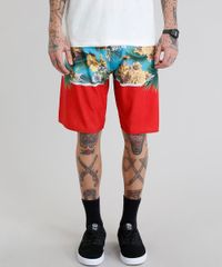 Bermuda-Surf-Masculina-com-Estampa-Floral-Vermelha-9227031-Vermelho_1