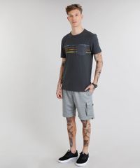 Bermuda-Masculina-em-Moletom-com-Bolsos-Cinza-Mescla-9227678-Cinza_Mescla_3