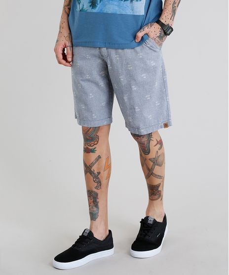 Bermuda-Masculina-Estampada-de-Coqueiros-com-Bolsos-Azul-9215306-Azul_1