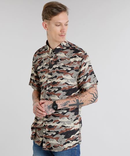 Camisa-Masculina-Estampada-Camuflada-Manga-Curta-Preta-9186041-Preto_1 Camisa-Masculina-Estampada-Camuflada-Manga-Curta-Preta-9186041-Preto_1