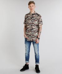Camisa-Masculina-Estampada-Camuflada-Manga-Curta-Preta-9186041-Preto_3