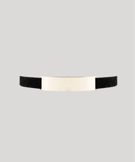 Gargantilha-Choker-Feminina-em-Veludo-com-Metal-Dourada-9207497-Dourado_1