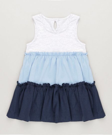 Vestido-Infantil-Curto-com-Recortes-e-Babado-Sem-Manga-Decote-Redondo-Cinza-Mescla-Claro-9234399-Cinza_Mescla_Claro_1 Vestido-Infantil-Curto-com-Recortes-e-Babado-Sem-Manga-Decote-Redondo-Cinza-Mescla-Claro-9234399-Cinza_Mescla_Claro_1