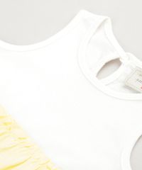 Vestido-Infantil-Curto-com-Recortes-e-Babado-Sem-Manga-Decote-Redondo-Off-White-9234398-Off_White_4