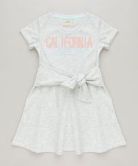 Vestido-Infantil-Curto-em-Moletom-com-No-Manga-Curta-Cinza-Mescla-Claro-9247498-Cinza_Mescla_Claro_1