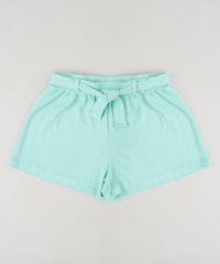 Short-Infantil-Texturizado-com-Laco-Verde-Claro-9258959-Verde_Claro_1