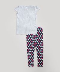 Conjunto-Infantil-Gatinhas-de-Blusa-Manga-Curta-Cinza-Mescla---Calca-Legging-Estampada-em-Algodao---Sustentavel-Azul-Marinho-8555145-Azul_Marinho_2