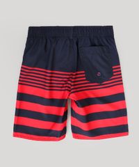 Bermuda-Surf-Infantil-com-Listras-e-Cordao-Vermelha-9243390-Vermelho_2