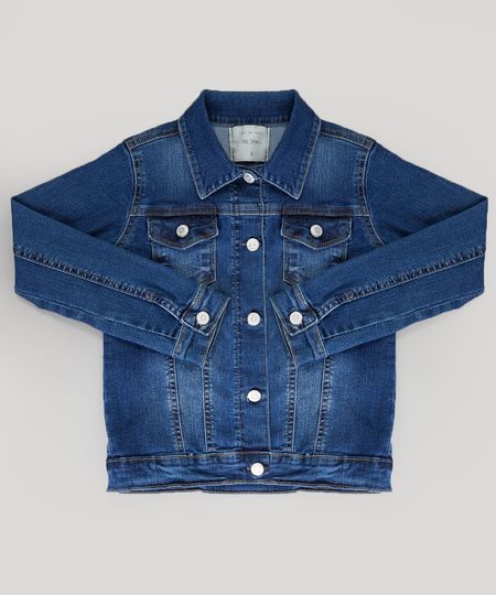 Jaqueta-Jeans-Infantil-com-Bolsos-Azul-Medio-9168812-Azul_Medio_1