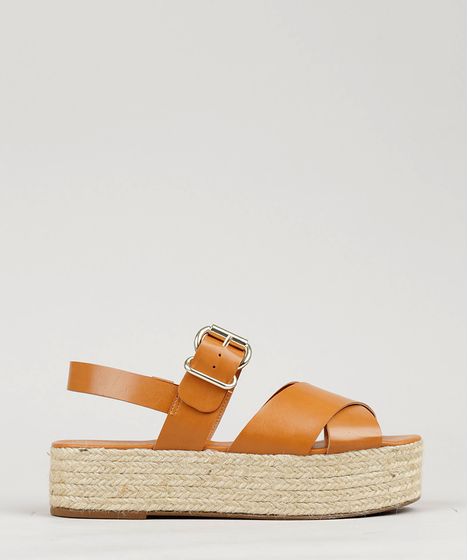 sandália feminina flatform