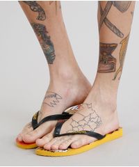 Chinelo-Masculino-Havaianas-Mickey-Amarelo-9248548-Amarelo_2