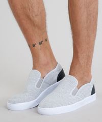 Tenis-Masculino-Ollie-Slip-On-Cinza-Mescla-9250995-Cinza_Mescla_2