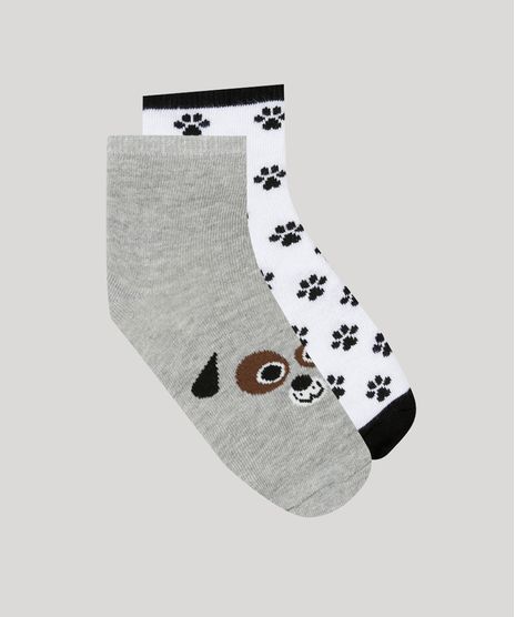 Kit-de-2-Meias-Infantis-Cano-Medio-Estampadas-de-Cachorro-Multicor-9264128-Multicor_1