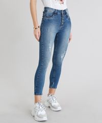 Calca-Jeans-Feminina-Sawary-Skinny-Cropped-com-Puidos-Azul-Medio-9240765-Azul_Medio_1
