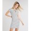 Vestido-Feminino-Curto-Listrado-Canelado-com-Lace-Up-Manga-Curta-Decote-V-Off-White-9270439-Off_White_1