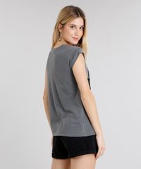 Blusa-Feminina-Jurassic-World-Manga-Curta-Decote-Redondo-Cinza-9154800-Cinza_2