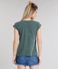 Blusa-Feminina-Jurassic-World-Manga-Curta-Decote-Redondo-Verde-Militar-9154800-Verde_Militar_2