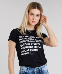 Blusa-Feminina-Signos-Gemeos-Manga-Curta-Decote-Redondo-Preta-9314915-Preto_1