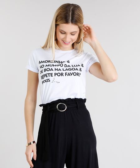 Blusa-Feminina-Signos-Peixes-Manga-Curta-Decote-Redondo-Branca-9314906-Branco_1