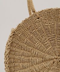 Bolsa-Feminina-de-Palha-Redonda-com-Tassel-Bege-9198295-Bege_5