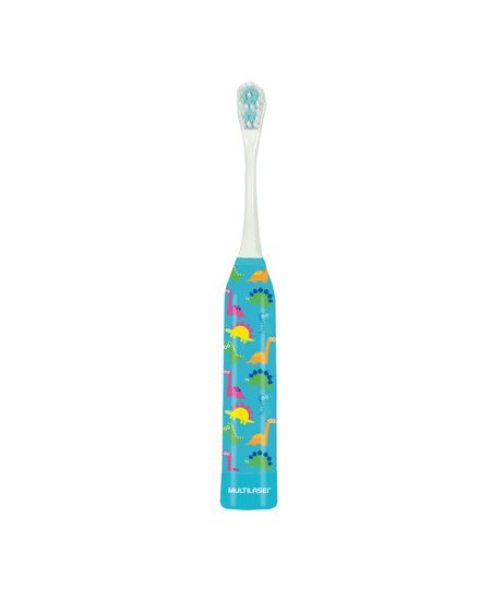 Escova Dental Infantil Dinossauro Kids Health Pro Multilaser com 1 refil - HC080 Menor preço em Escova Dental Infantil Dinossauro Kids Health Pro Multilaser com 1 refil - HC080