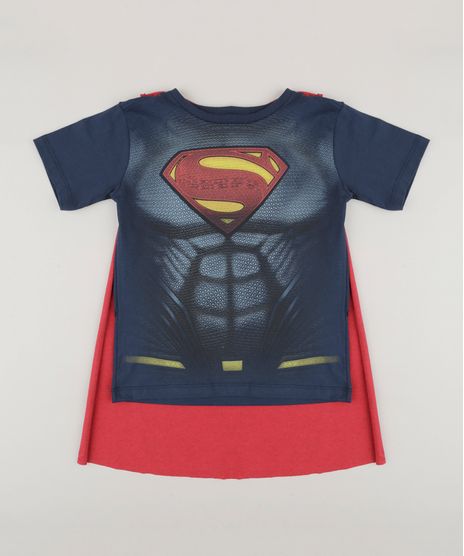 Camiseta-Infantil-Super-Homem-com-Capa-Removivel-Manga-Curta-Gola-Careca-Azul-Marinho-9265195-Azul_Marinho_1