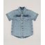 Camisa-Jeans-Infantil-com-Bolsos-Manga-Curta-Azul-Medio-9235766-Azul_Medio_1