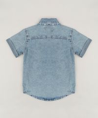 Camisa-Jeans-Infantil-com-Bolsos-Manga-Curta-Azul-Medio-9235766-Azul_Medio_2