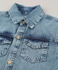 Camisa-Jeans-Infantil-com-Bolsos-Manga-Curta-Azul-Medio-9235766-Azul_Medio_3