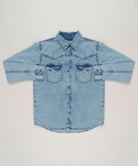 Camisa-Jeans-Infantil-com-Bolsos-Manga-Longa-Azul-Medio-9235919-Azul_Medio_1