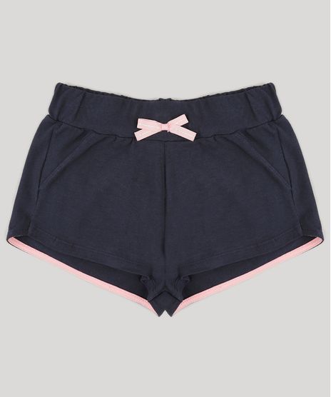 Short-Infantil-com-Laco-em-Algodao---Sustentavel-Azul-Marinho-9221208-Azul_Marinho_1
