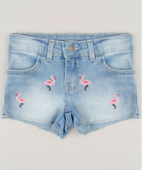 short jeans flamingo