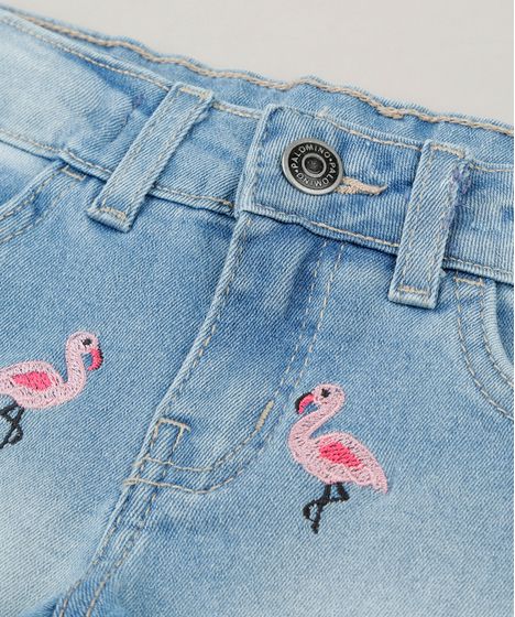 short jeans flamingo