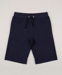 Bermuda-Infantil-Basica-com-Bolsos-em-Moletom-Azul-Marinho-9272834-Azul_Marinho_1