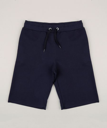 Bermuda-Infantil-Basica-com-Bolsos-em-Moletom-Azul-Marinho-9272834-Azul_Marinho_1