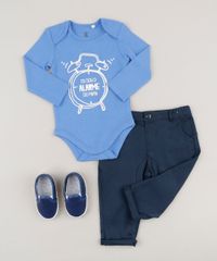 Body-Infantil--Eu-Sou-o-Alarme-do-Papai--Manga-Longa-Gola-Careca-em-Algodao---Sustentavel-Azul-8922139-Azul_3