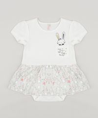 Body-Saia-Infantil-Coelhinho-com-Bolso-Manga-Curta-Decote-Redondo-em-Algodao---Sustentavel-Off-White-8953282-Off_White_1