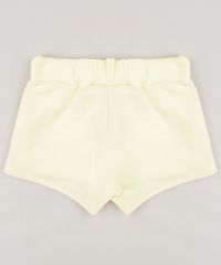 Short-Infantil-com-Laco--Girl-Power--em-Algodao---Sustentavel-Amarelo-Claro-9221206-Amarelo_Claro_2
