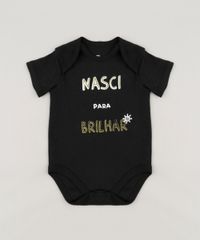 Body-Infantil--Nasci-para-Brilhar--Manga-Curta-Decote-Redondo-Preto-9229354-Preto_1