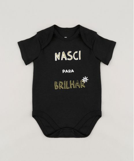 Body-Infantil--Nasci-para-Brilhar--Manga-Curta-Decote-Redondo-Preto-9229354-Preto_1