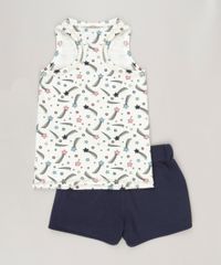 Conjunto-Infantil-de-Regata-Estampada-de-Estrelas-Off-White---Short-com-Laco-em-Algodao---Sustentavel-Azul-Marinho-9284262-Azul_Marinho_2