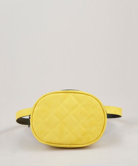 Pochete-Feminina-em-Suede-com-Matelasse-Amarela-9261885-Amarelo_1