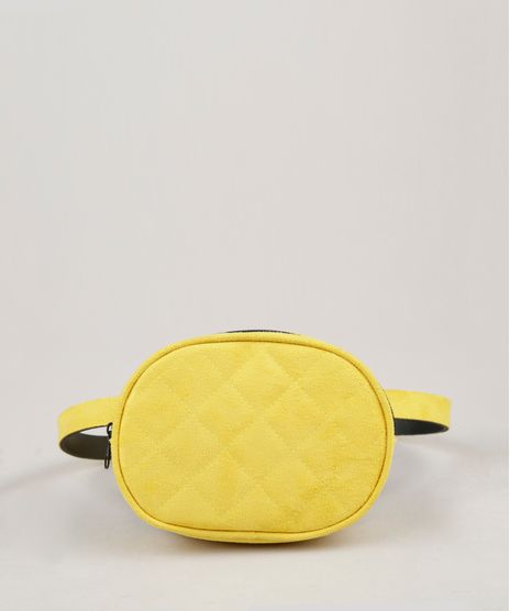 Pochete-Feminina-em-Suede-com-Matelasse-Amarela-9261885-Amarelo_1