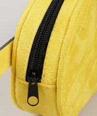 Pochete-Feminina-em-Suede-com-Matelasse-Amarela-9261885-Amarelo_5