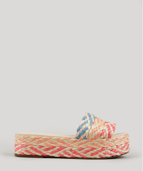 Tamanco-Feminino-Flatform-com-Trancado-Bege-Claro-9303008-Bege_Claro_1