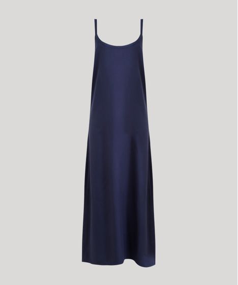 vestido longo cavado